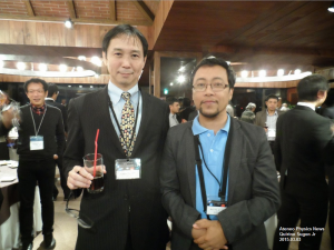 Prof. Akimasa Yoshikawa and Dr. Quirino Sugon Jr. Prof. Yoshika is the Principal Investigator of the MAGDAS Project of ICSWSE, Kyushu University, Japan.